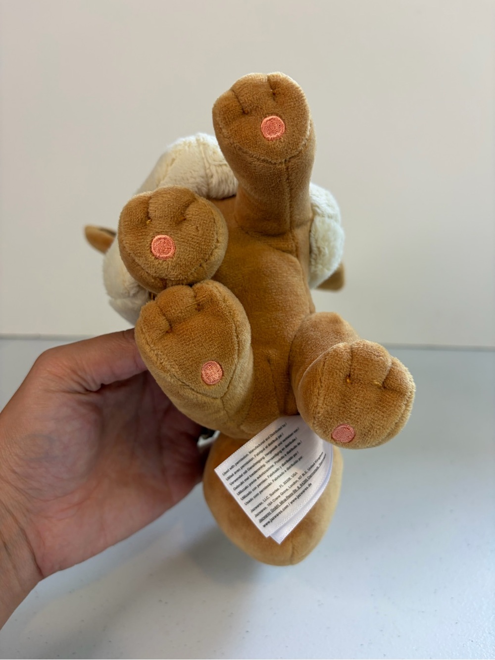 Vintage Pokemon Eevee Plush Stuffed Animal Toy 2022 Nintendo Game Freak 8in - Picture 4 of 6